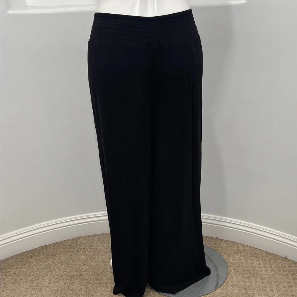Shade & Shore Gauze Black Women's Cover Up Lounge Pants Size 2X (20-22) NWOT